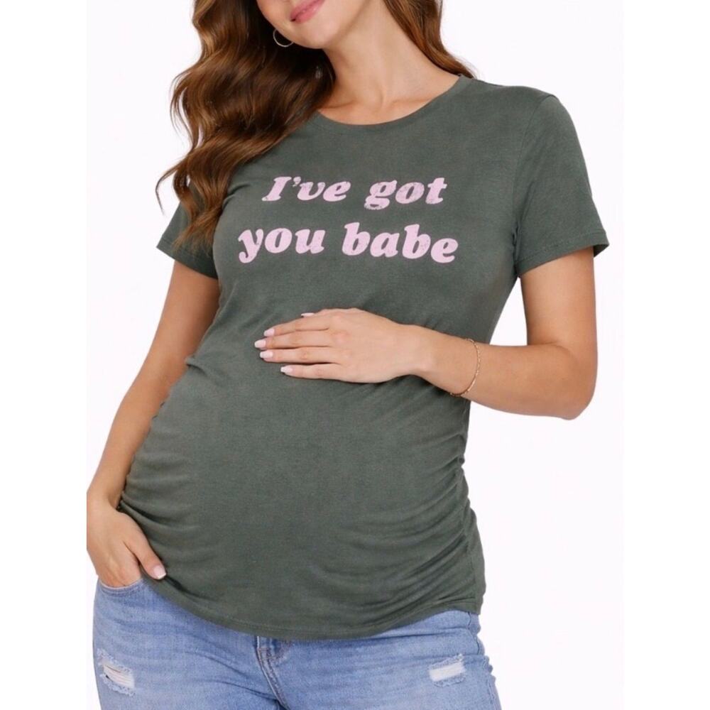 Isabel Maternity Women’s “I’ve Got You Babe” Graphic Tee